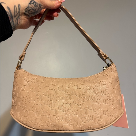 Juicy Couture Tan Shoulder Bag cafe NWT brown rare - Picture 10 of 11